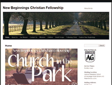 Tablet Screenshot of newbeginningscf.org
